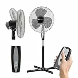 Ventilatore a Piantana con Telecomando Silenzioso e Potente Pale da 40 cm con Timer 7 ore Oscillante con Altezza e Inclinazione Regolabile Ottawa