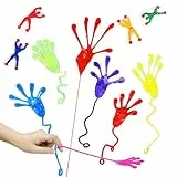YEHUIMEI 20PCS Giocattoli Appiccicosi,Gadget compleanno bambino,Mani Appiccicose bambini,Fumogeni nero e blu,Manine appiccicose,Party Gift bambini,Party gift,Manine appiccicose bambini