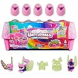HATCHIMALS Unicorn CollEGGtibles-Set da Gioco a Sorpresa, 10 Personaggi, 2 Accessori, Giocattoli per Bambini dai 5 Anni in su, Singolo, Colore Cartone Famiglia Lupo, 6064444