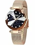 CIVO Orologio da Donna Impermeabile Slim Elegante Orologio da Polso Donna Minimalista Vestito Commerciale Casuale Orologi in Maglia in Acciaio Inossidabile