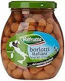 Valfrutta Fagioli Borlotti Italiani, Lavorati Freschi senza Glutine - 360 gr
