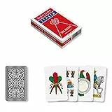 Dal Negro - Mazzo di carte Sicilliane Italia, composto da 40 carte in cartoncino, ideali per giocare a scopa e briscola.