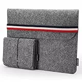 HOMIEE Custodia PC 15.4/15.6 Pollici con Piccola Borsa Aggiuntiva, Custodia Morbide per MacBook PRO/Acer/ASUS/dell/Lenovo/HP/Chromebook e Oltre 15.6 Pollici Notebook