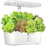 GOLUMUP Serra Idroponica 6 Baccelli Smart Garden con Luce di Crescita a LED,Kit di Germinazione delle Piante con Timer Automatico,Sistema di Giardino Interno Intelligente,Regali di Giardinaggio