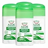 4x Equilibra Aloe Protezione Naturale Deo-Stick Antiodorante Deodorante Delicato Protettivo e Rinfrescante Azione Lenitiva - 4 Flaconi da 50ml