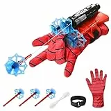 Guanti Spara Ragnatele Launcher, Giocattoli Educativi Spider Glove, per Giochi per Bambini, Spider Web Launcher Toy, per Bambini