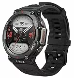 Amazfit T-Rex 2 Smartwatch Orologio Intelligente, GPS, Impermeabile 10 ATM, 150 Modalità di Sportive, Durata della Batteria di 24 Giorni, Cardiofrequenzimetro, SpO2