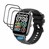 Frgnie Pellicola protettiva compatibile con smartwatch P66D da 1,85' (3 pezzi) 3D Curved Full Cover Pellicola protettiva per immagine, compatibile con Aptkdoe/Ddidbi/Dotn/Poounur/Sudugo P66E