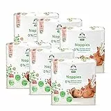 Marchio Amazon - Mama Bear Pannolini Eco, Taglia 2 (3-6kg), Bianco, 180 Unità (6 confezioni da 30)