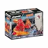 PLAYMOBIL Naruto Shippuden 70666 Sasuke vs Itachi, Battaglia interattiva tra fratelli con Mangekyou Sharingan e spirito energetico Susano'o, giocattolo per bambini dai 5 anni in su