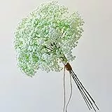FEIGO Lotto di 6 fiori artificiali, Gypsophila Paniculata Fiori in plastica bouquet interno ed esterno, Pianta falsa decorazione domestica, matrimonio, giardino, festa e altro