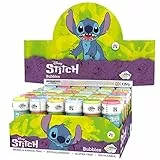 DULCOP - Pacco da 36 Bubble Stitch - Bolle di Sapone - 60 Ml - 047333PA - Multicolore - Plastica - Licenza Ufficiale - Giocattolo per Bambini - Gioco all'aperto - A partire dai 3 anni