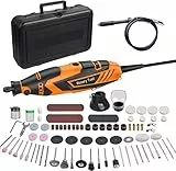 Strumento Multifunzione, Vastar 135W Utensile Rotante con 212 Accessori, 8000-35000RPM, 6 Velocità Regolabile, Strumento Rotantie per Tagliare,Lucidare, Fai da te