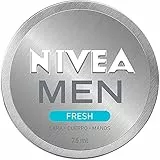 NIVEA MEN Fresh (1 x 75 ml), gel hidratante facial y corporal con menta acuática 100% natural, gel refrescante, ligero y no graso de rápida absorción
