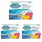 Dr. Beckmann Sapone Smacchiatore | Lo smacchiatore naturale di comprovata efficacia | Anche per tappezzeria e tappeti | Non contiene profumi né coloranti o sbiancanti | 100 g (Confezione da 3)