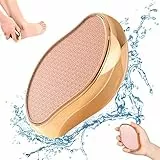 BEZOX 2in1 Lima per Piedi di Vetro, Raspa Piedi Professionale in Vetro, Lima per Calli Duroni e Talloni Screpolati - Set Pedicure Esclusivo per Pelle Morta e Secca