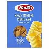 Barilla Pasta Mezze Maniche Rigate, Pasta Corta di Semola di Grano Duro, I Classici, 500 g