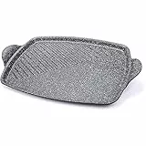 Moneta Gusto Griglia Rettangolare, Alluminio, Nero, 35x25 cm