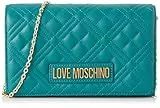Love Moschino, JC4079PP0FLA0, Borsa a Spalla Donna , Verde Aqcua, Taglia unica