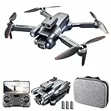 Goolsky Drone con Telecamera 6K WiFi Daul LS-S1S 2,4GHz Drone Professionale Rilevamento Ostacoli,Fotografia Gestuale,Giroscopio a 6Assi,Volo di Traiettoria,Posizionamento del Flusso Ottico 3 Batterie