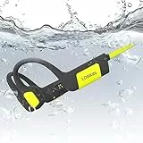 LOBKIN Cuffie Conduzione Ossea Bluetooth 5.3 – IP68 impermeabili per Nuoto, Sport Open-Ear Auricolari senza fili con lettore MP3 32G Sportivi Senza Fili Cuffie per Nuoto Corsa, Guida