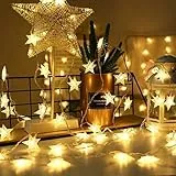 LED Stelle USB LED Luce catene Fairy String luci per Indoor & Outdoor Giardino, Natale, matrimonio decorazione, bianco caldo, 6M/19.6FT
