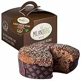 Vergani Dolce di Natale Vegano con Gocce di Cioccolato Fondente MilanoVeg 750 Grammi