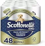 Scottonelle Maxi Carta Igienica Soffice e Trapuntata, Confezione da 48 Rotoli Maxi