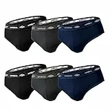 Umbro Set 6 Pezzi Slip Uomo in Cotone Elasticizzato Art. 700 (colorato, 5/L)