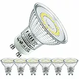 EACLL Lampadine LED GU10 6W Equivalente a Alogena 90W, Pacco da 6, 695lm 6000K Luce Bianco Freddo, Faretti AC 230V senza Sfarfallio, Angolo a Fascio 120° Spot, Non Dimmerabile Lampade Riflettore
