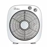 Ardes AR5B24 Ventilatore Portatile Rinfrescante da Pavimento o Tavolo con 6 Pale e 3 Livelli di Intensità e Rotazione 360 Gradi Ventilatore da Terra Box Floor