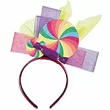 NET TOYS Cerchietto Candy Girl dai Colori Pastello per Adulti - Grazioso Ornamento Femminile per Costumi da Lollipop - Creato apposta per Carnevale & Feste a Tema