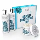 Boldplex 3-4-5 Bond Trattamento Capelli Danneggiati, Set Shampoo e Balsamo Trio. Formula Proteica Idratante. Ristrutturante Capelli Secchi. Ripara Rotture e Doppie Punte. Vegano