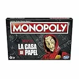 Hasbro Monopoly La Casa de Papel - Gioco di società, gioco da tavolo, a partire dai 16 anni, dai 2 ai 6 giocatori, versione francese