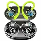 Cuffie Bluetooth Sport Auricolari Bluetooth 5.3 con HiFi Stereo, 48Ore Cuffie Wireless Sport Doppio Display LED/Chiamata HD/Impermeabile IP7/Vestibilità Comoda Cuffiette Bluetooth Cancellazione Rumore