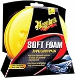 Meguiars Soft Foam Applicator Pads - Applicatore per Cera e Gel -Diametro 10.2cm, 2 Pezzi