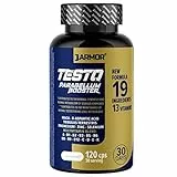 J.Armor Booster 120 Capsule Testosterone Uomo Massa Muscolare 19 Ingredienti Maca, Tribulus, Acido D Aspartico, Magnesio, Zinco, Selenio, 13 Vitamine