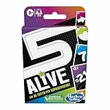5 Alive, gioco di carte Hasbro Gaming dal ritmo incalzante per bambini e famiglie, giochi per tutta la famiglia, giochi di carte veloci da 2 a 6 giocatori