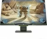 HP 27xq Monitor Gaming TN, Schermo 27 pollici LED/QHD, Risoluzione 2560x1440, Micro-Edge, Tecnologia AMD FreeSync, Tempo di Risposta 1 ms, Frequenza 144 Hz, Regolabile in Altezza, Pivoting 90°, Nero