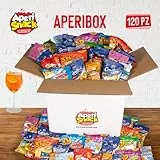 APERIBOX 120 - Snack, patatine, frutta secca e tanti stuzzichini da gustare racchiusi in una Box per un aperitivo fai da te. Gadget compleanno bambini
