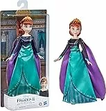 Hasbro Frozen - Disney's Frozen 2 Anna Regina - Fashion doll, abito, giocattolo per bambini dai 3 anni in su, Multicolore