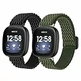 YASPARK Cinturino per Fitbit Versa 3/Fitbit Versa 4, Cinturino di Ricambio Sportivo in Nylon Cinturino per Fitbit Versa 3, Fitbit Sense, Fitbit Versa 4