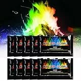 Toulifly Polvere Colorata per Bracieri, Fiamma Colorata per Camino, Polvere Colorata per Fuoco, Fuoco Colorato Polvere, Magic Flame, Colorante al Fuoco per Bracieri e Caminetto del Fuoco,10g X 10pcs