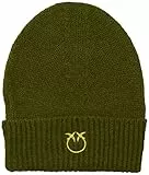 Pinko Delizia Cuffia Misto Alpaca, Paraorecchi Donna, S1s_verde/Acido, Taglia unica