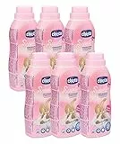 Chicco Sensitive Fiori Delicati Ammorbidente Concentrato, 180 Lavaggi, Formato Scorta, per Tutti i Capi del Bambino, Ipoallergenico senza Coloranti, 0+ Mesi, 6 Confezioni x 750 ml