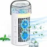 Condizionatore d'Aria Portatile, 480ML Condizionatore d'Aria Mobile, Raffreddatore d'Aria, Deumidificatore Elettrico Deumidificatore Portatile 7 Colori…