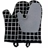 BESTonZON Guanti da Forno in Silicone Guanto da Forno da Cucina Guanti Adatti Microonde Guanti da Forno Antiscivolo Guanti da Forno Antiscottatura Presina per Prodotti da Forno
