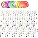 18 Pezzi Decorazioni a Spirale Compleanno Pendenti Spirale Stelle Filanti da Appendere Soffitti Ornamenti Spirali Multicolore per Festa Compleanno Matrimonio Natale Pasqua Negozio