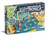 Clementoni Gioco Lab, Circuito elettronico per Bambini, Kit esperimenti Scienza, Laboratorio scientifico 8 Anni, Manuale in Italiano, Multicolore, 19249