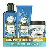 Herbal Essences Shampoo Olio di Argan + Essences Balsamo per Capelli Danneggiati + Essences Maschera Olio Di Argan